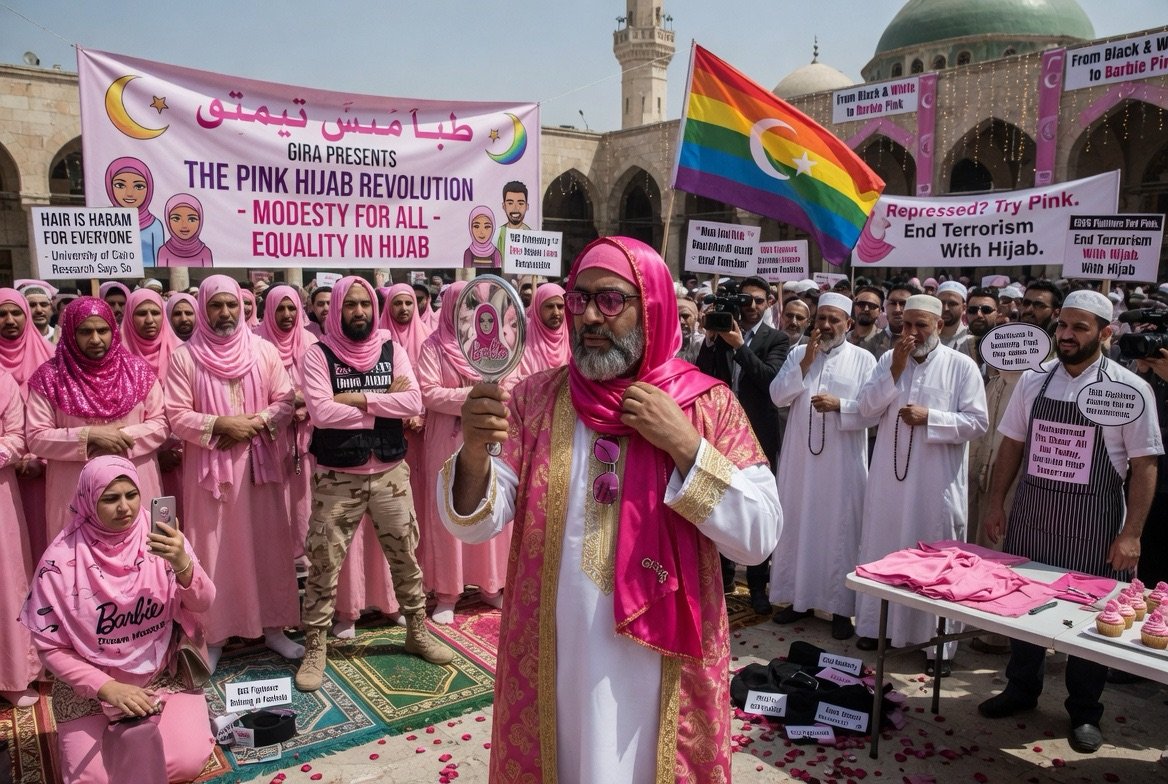 Hijab Hijinks: The Pink Revolution in Islamic Fashion**